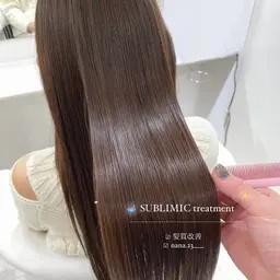 U26🫧【全体＋顔周りカット】＋【サブリミックトリートメント】うねり広がりケア👱🏻‍♀️