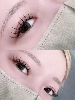 🇰🇷韓国アイドル風🇰🇷束感マツエク100本➕接着強化剤➕コーティング剤プレゼント🎁【7900】