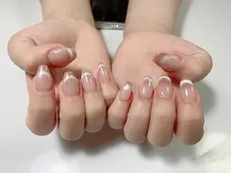 ⭐️マグネットネイル／2色まで可能🩵／オフ込み¥4500