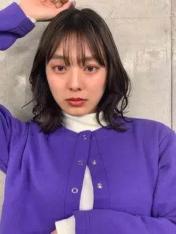 前髪カット＋前髪ストレート