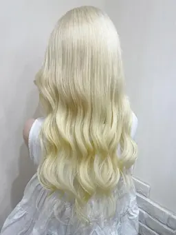 【ハイトーンするならコレ✨】ブリーチ(2回)+オンカラー+Aujua2stepトリートメント💎