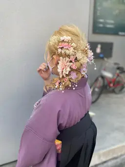 *問い合わせor電話予約限定*着付け+ヘアセット