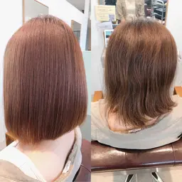 【ブリーチ毛、ハイダメージ毛対応】美髪縮毛矯正+内部補修型トリートメント　渋川/前橋/吉岡