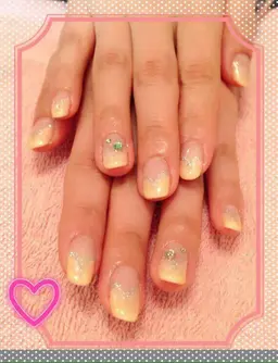 【手】オフ無し★フレンチラメライン付+アート2本