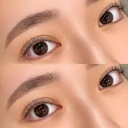 1日で印象変わる🧡まつげパーマ×パーソナル美眉アイブロウ🍒