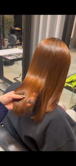 《ミニモ限定》 カット＋オーガニックカラー＋酸性ストレート👩🏻✨