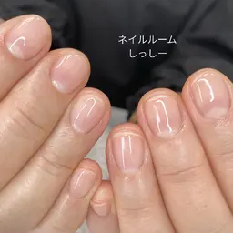 ネイルケアモニター・クリアジェル仕上げ