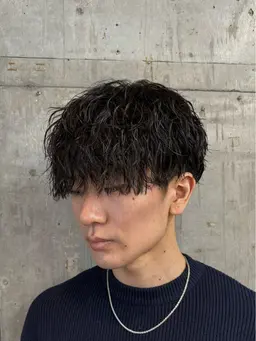 🔥😎【王道ヘア】メンズカット+ツイストスパイラルパーマ🔥😎