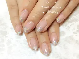 【初回ソフトジェルオフ無料】ミニも限定☆ミラーネイルワンカラー¥5880円<60分>