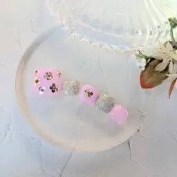 【期間限定】フットキャンペーンネイル(ホロラメ) 7700円