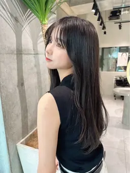 ツヤ感カラー、透け感カラーお任せ下さい🫧20時以降限定♡【ワンカラー】+【高級トリートメント】