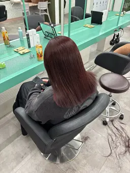 【ブリーチなしダブルカラー✨️】ダブルイルミナカラー+艶トリートメント🪄︎︎