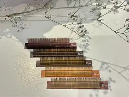 【新規】カラーエクステ 120本(フラットラッシュ+1000円)