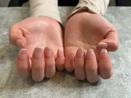 ワンカラー・ラメグラデーション(オフ無し)