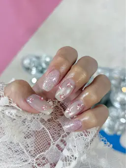 先着1名限定🌸トレンド春ネイル🌸ウォーターケア♡⃜パラジェル使用⚠️注意事項必読