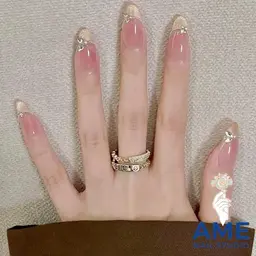 【フラッシュ/マグネット＋フレンチネイル】¥6980