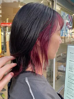 インナーカラー　【韓国/艶髪／荻窪／ダブルカラー】