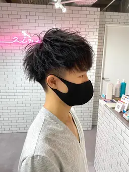 ミニモ限定✨メンズカット+ヘアセット 土日祝日+500円