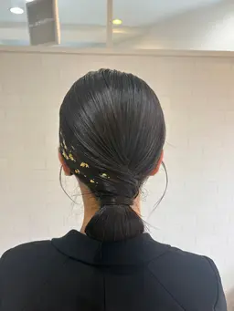 【お呼ばれやイベントに🎀】前髪カット＋ヘアセット