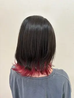 インナーブリーチ＆オンカラー🩷さりげなく楽しめるインナーカラー✨《🉐14300円→7000円に》