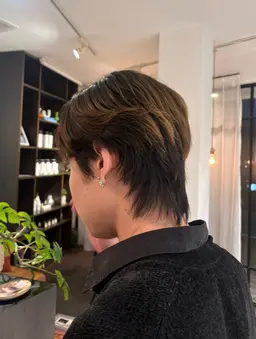 【トレンドウルフカット🐺✨】 U30 刈り上げなしウルフスタイル (横の刈り上げは🙆♂️)