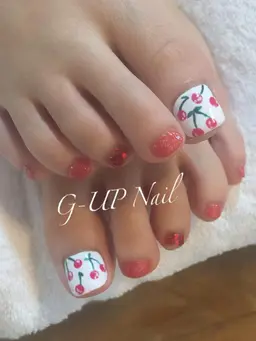 <付替オフ込み>フットジェルネイルアートし放題最大120分 コース🩷持ち込みデザインOK!