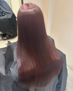 【色×艶】髪質改善*カラー[イルミナ/アディクシー]+髪質改善TR+カット¥8700