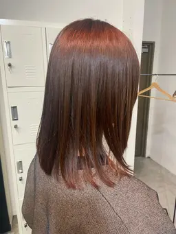 カット+縮毛矯正+トリートメント