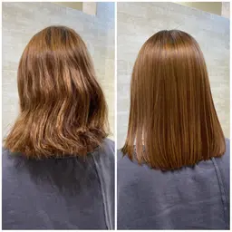 🎀学割U24🎀カット＋髪質改善縮毛矯正＋ジェミールフラン2stepトリートメント