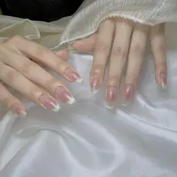 ❤️チップ長さ出し🌸チーク➕マグネットフレンチ/マグネットグラデーション🉑