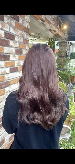 【🥉艶髪No.3🥉暖色限定🍒】ツヤツヤ暖色カラー🍷ブリーチなしダブルカラー+うる艶トリートメント🫧