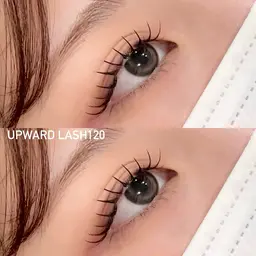 【新規】人気NO.3🥉韓国EYE♡LED×120本/アップワードラッシュ/束感仕上げ♡/オフ込の場合+¥500
