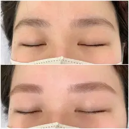 抜け感おしゃれ美眉ワックス+カラーリング🩵土日+500円