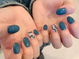 💅🩷2本アートネイル🩷💅　⚠️予約時にデザイン写真必ずお送りください⚠️