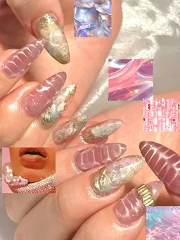 【4月限定🩵】ニュアンスネイル持ち込みデザイン75分(オフ込み)￥10980→¥6,980💖