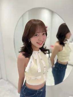 🤍イベント前にも🤍盛れるお顔周りカット＋顔まわりスタイリング🤍