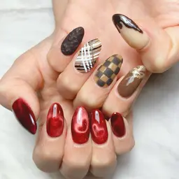 ハンドネイル(マグネット5本+アート5本コース)