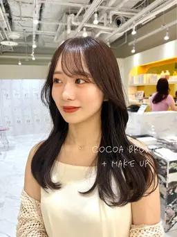 似合わせ透明感カラー♡+CHAINONトリートメント