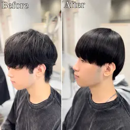 🔮全体縮毛矯正➕オリジナルトリートメント🧴✨【ミニモ限定価格🧧】#メンズ縮毛矯正