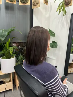 カット＋グロスカラー(ブリーチなし)