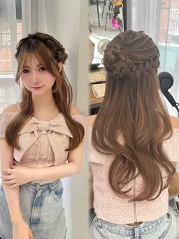 【Hair set🎀】大切な日やイベント前、卒業式、参列ヘアセットメニュー☆*。