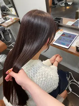 【新規限定/予防美容】艶カラー+エレクトロンTR&スパ