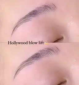 💫ハリウッドブロウリフト(眉毛パーマ)＋アイブロウwax⚠️2~3週間自己処理をしていない方※詳細必読