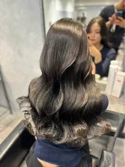 🩶 透明感ワンカラー&カット