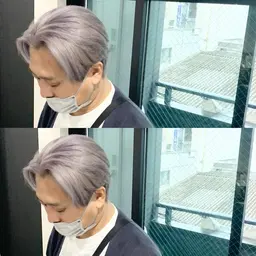 メンズケアブリーチ + メンズダブルカラー+メンズカット+後処理1stepコーティングトリートメント