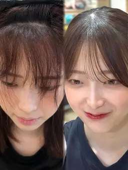 クロスパーマ+全体カット+美髪トリートメント