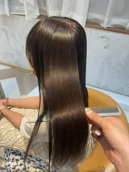 乾かすだけでまとまる✨美髪縮毛矯正＋トリートメント💜