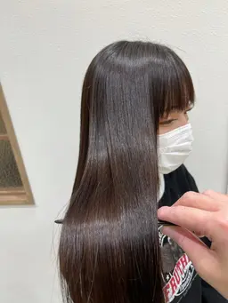 ⭐️20周年記念⭐️気になる部分だけ♪前髪ストレート+トリートメント