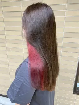 【⛄️1月限定価格⛄️】インナーカラー+全体カラー+カット