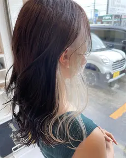 カット＋イヤリングブリーチ＋全体カラー＋トリートメント💕💕